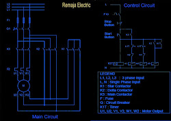 delta wiring diagram star timer pdf control starter phase winding electrical three diagrams contactor energized main