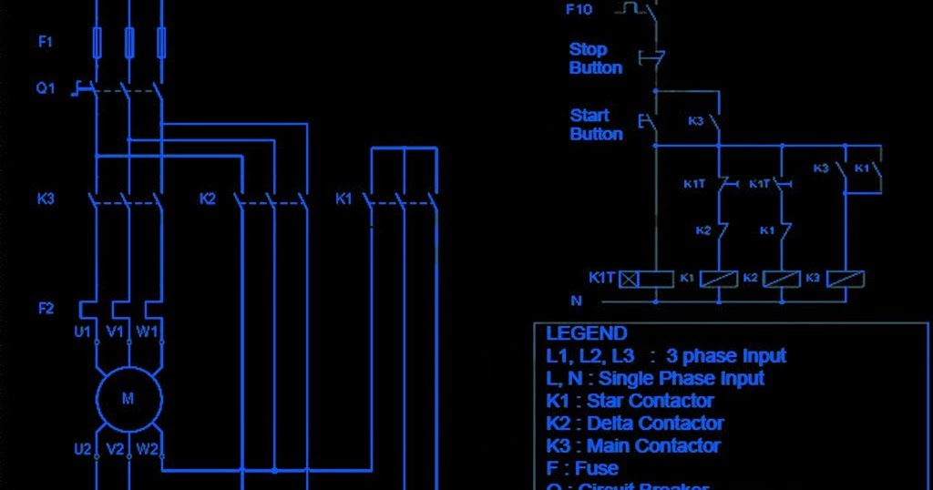 Three Phase Star-Delta Wiring Diagram | Electrical Winding ... home ac generator wiring diagrams 