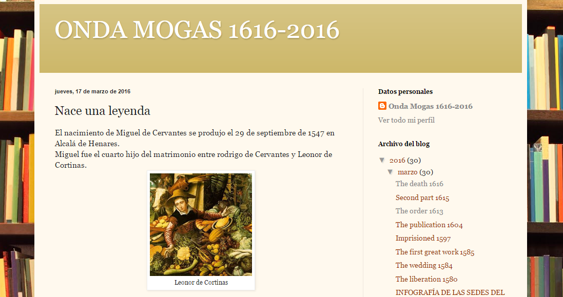 Nuestro blog de Cervantes y Shakespeare