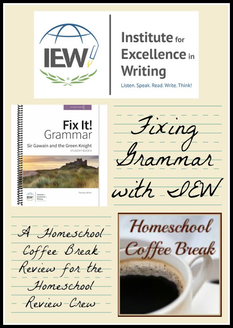 Fixing Grammar with IEW (A Homeschool Coffee Break Review for the Homeschool Review Crew) on kympossibleblog.blogspot.com