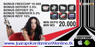Situs JOKIQQ Bandar Judi Poker BANDARQ CEME SUPER 10 Online Bonus TURN OVER Hari Kemerdekaan sebesar 15JUTA dengan IDPROJOKIQ