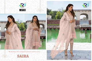 R9 Designer Saira Georgette Pakistani Suits Collection