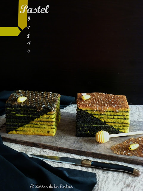 Pastel Abejas
