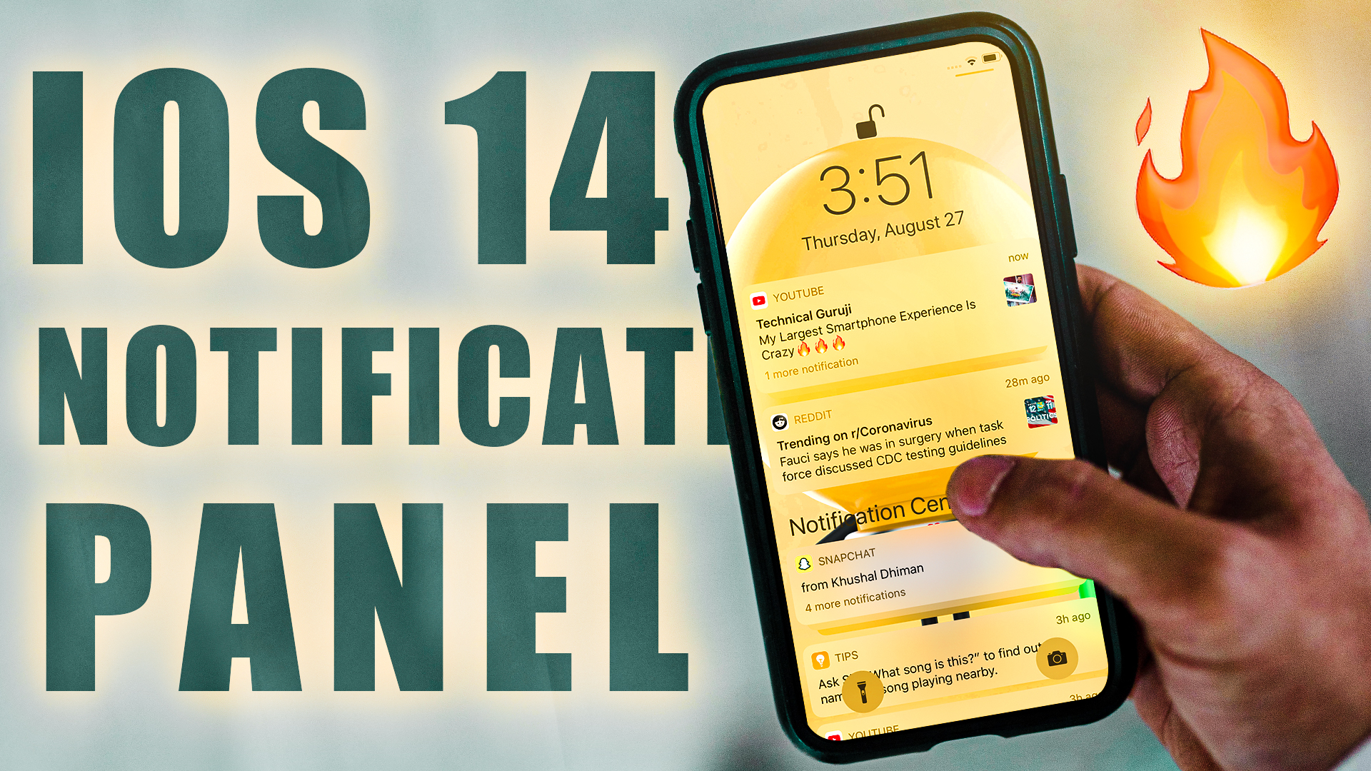 iOS 14 Notification Panel On Any Android // iOS 14 Notification/Control