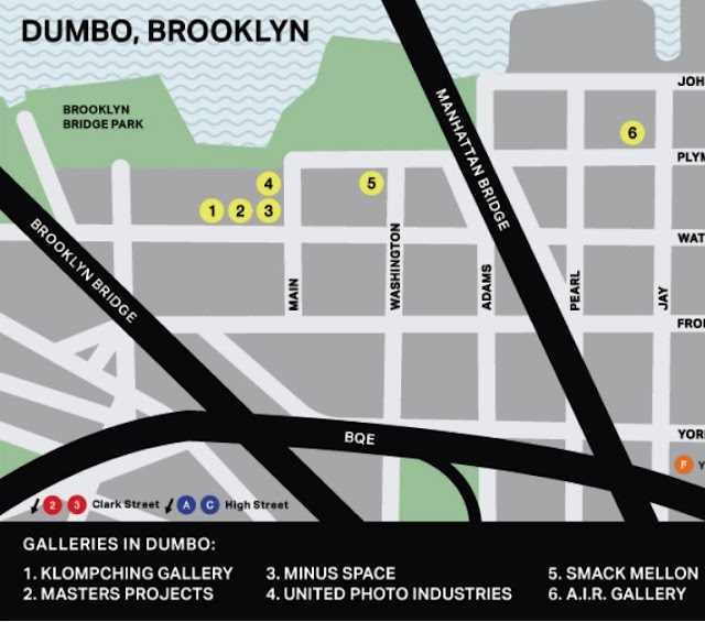 Map: Klompching Gallery Location at 89 Water Street, Brooklyn, NY 11201