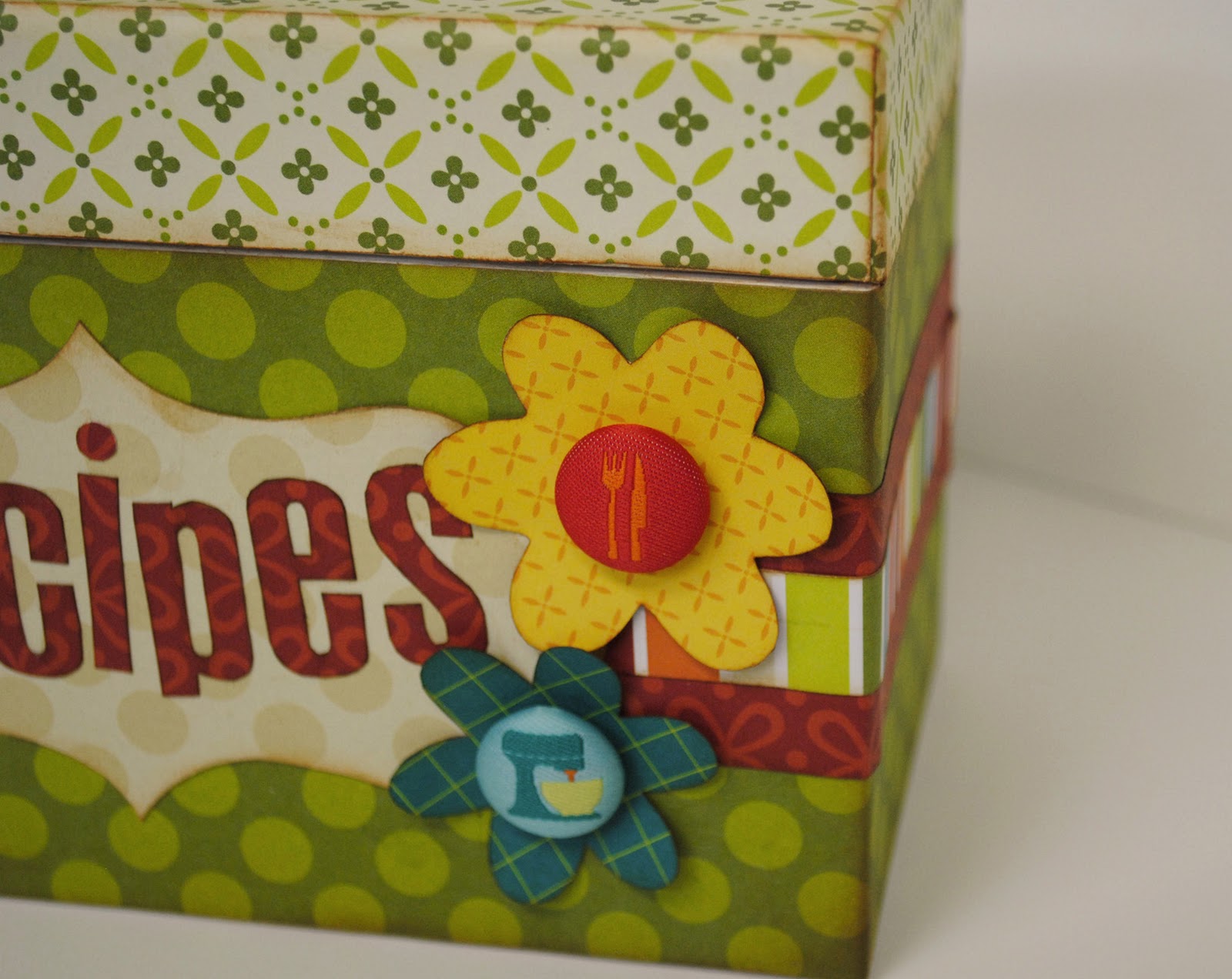 The Paper Company Studio Let's Eat Recipe Box