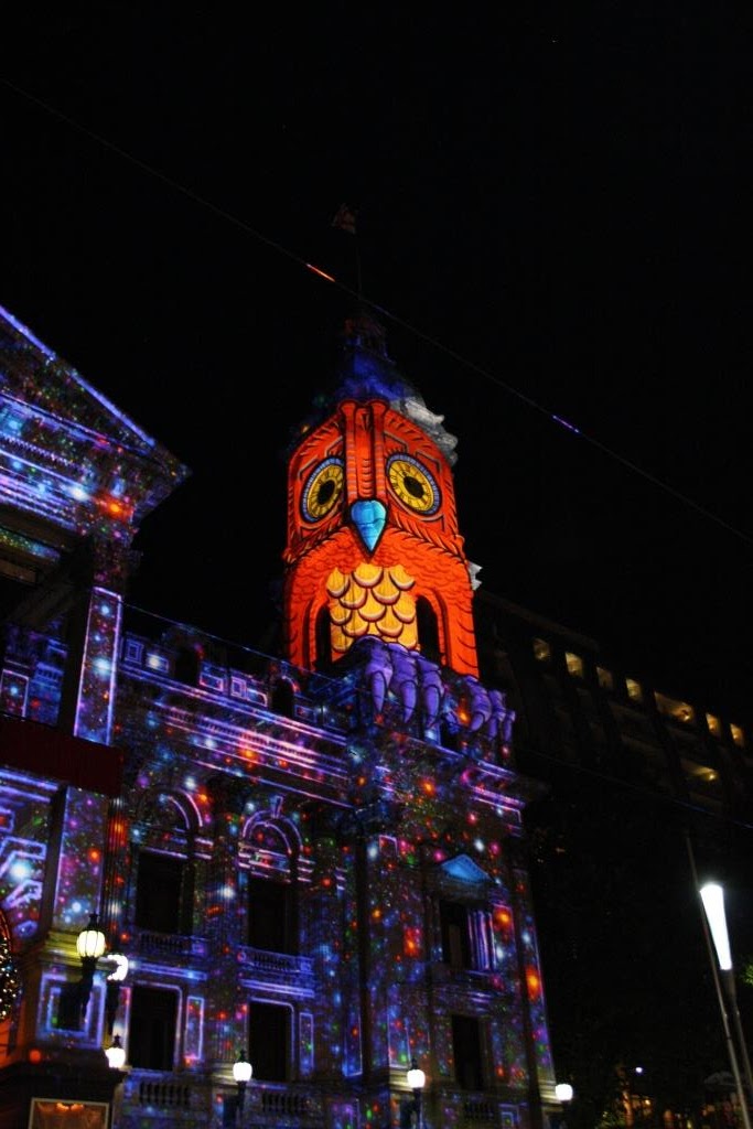 Every Bed of Roses 2012 Melbourne Town Hall Christmas Projections