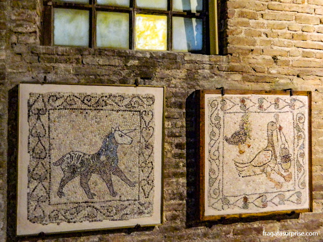 Mosaicos na Basílica de São João Evangelista, em Ravena, Itália