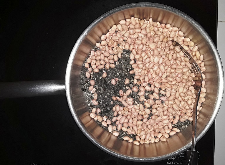 Philippine Destiny Roasting Peanuts In The Philippines