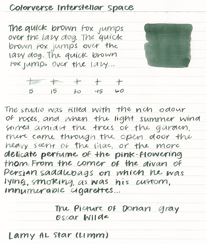 review: colorverse interstellar space - ink between the teeth