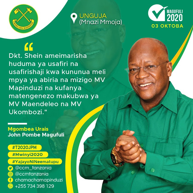 HABARI PICHA : JOHN MAGUFULI ALIVYOITIKISA ZANZIBAR LEO.