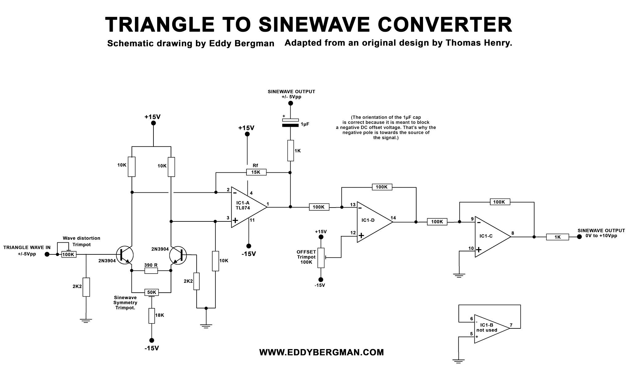 Eddy Bergman.com: Synthesizer Build part-18: A REALLY GOOD AS3340 VCO