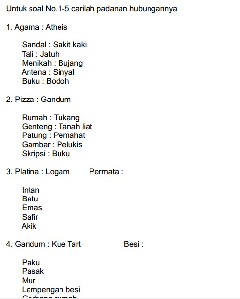 Soal Tes Tpa Ppg 2021 Rismax