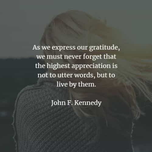 Appreciation quotes and sayings that inspire gratefulness
