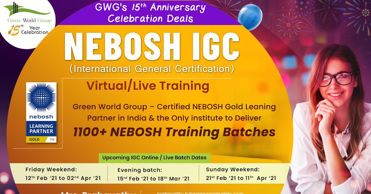 Learn NEBOSH Certified Course in Tamil Nadu Safety Training Course in Tamil Nadu Safety