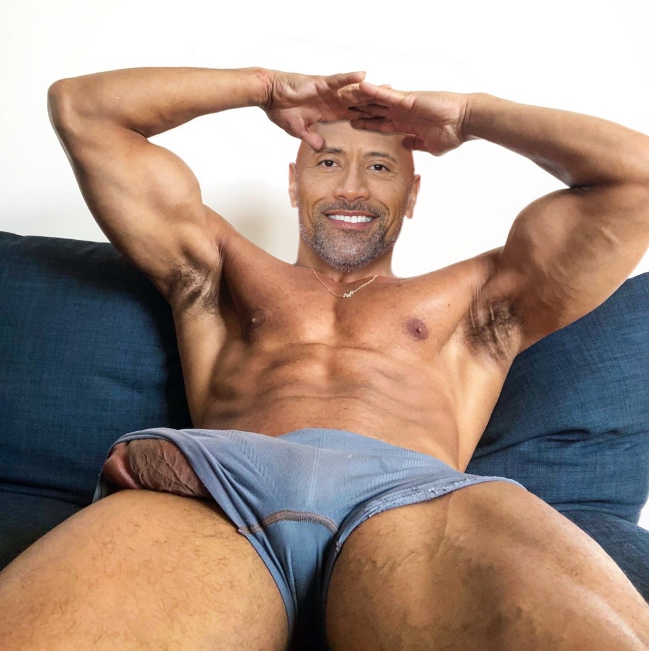 Boymaster Fake Nudes: Dwayne Johnson