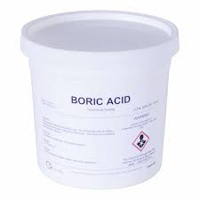 Boric Acid hygroscopic, white crystalline powder