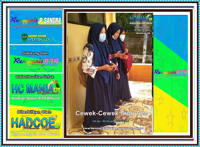 Gambar Soloan Spektakuler - Gambar Siswa-Siswi SMA Negeri 1 Ngrambe Versi Cah Ayu Khas  Spesial B BR - 15 RG