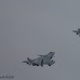 PLA J-20 fighters carrying four fuel tanks