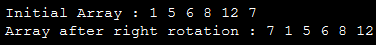 Array Rotation scala program example