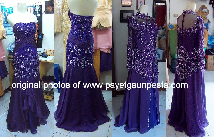 gaun pesta orang tua pengantin 