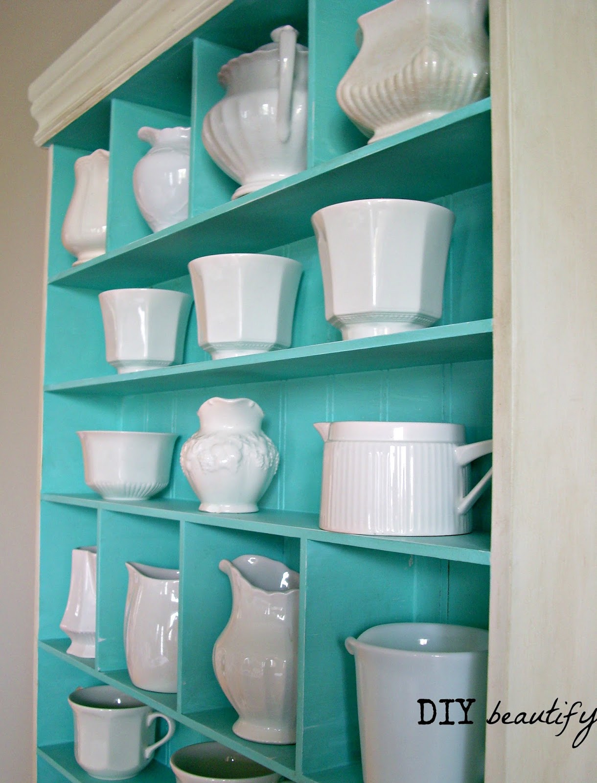 Ironstone & Tiffany Blue DIY Beautify Creating Beauty at Home