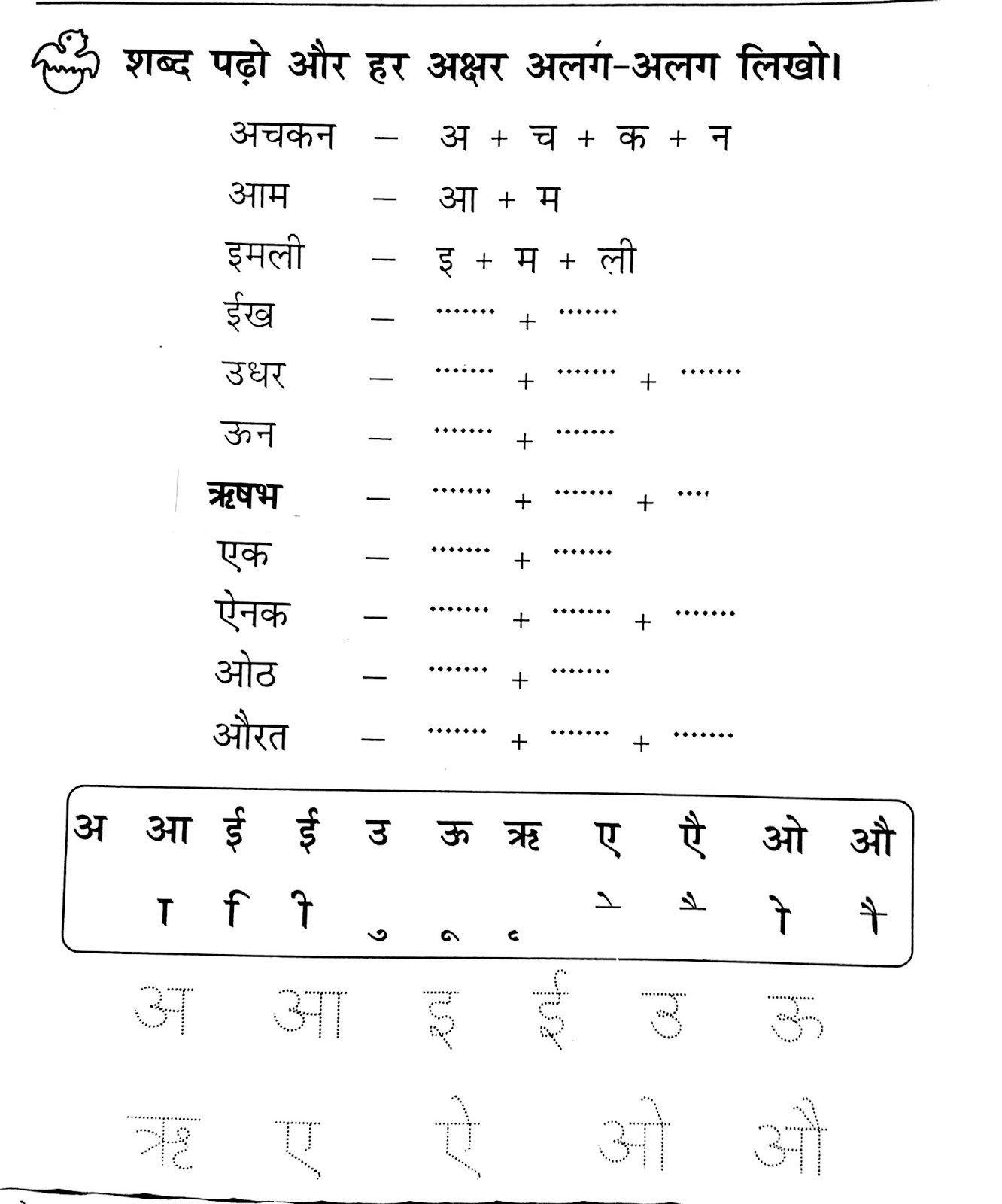 Hindi Grammar Work Sheet Collection for Classes 5,6, 7 & 8: Worksheets