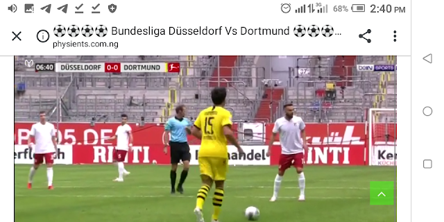 ⚽⚽⚽⚽ Bundesliga Düsseldorf Vs Dortmund ⚽⚽⚽⚽