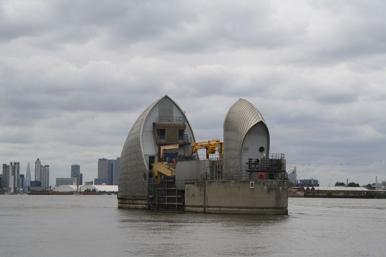Shadows & Light Thames Barrier
