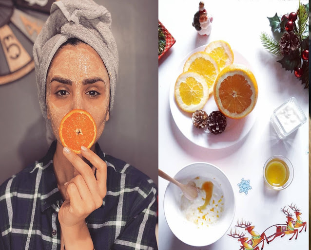 Masque visage à l'orange et au miel pour avoir une bonne mine