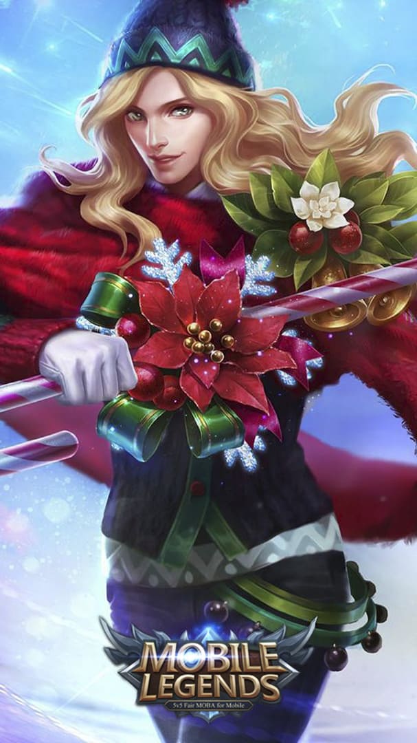 Wallpaper Lancelot Christmas Carnival Skin Mobile Legends HD for Android and iOS