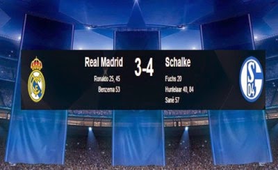 Hasil Real Madrid vs Schalke04 Liga Champion