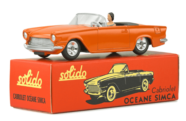 club solido series 100, club solido, simca oceane cabriolet 1:43