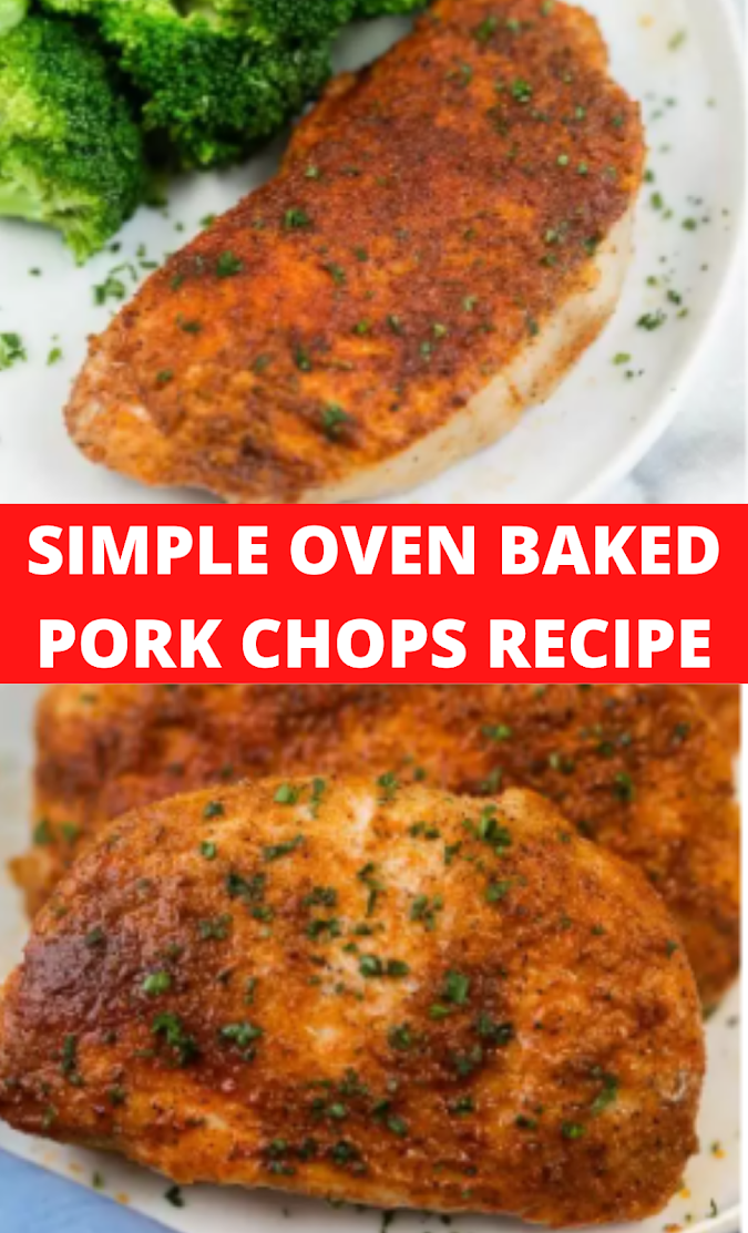 Simple Oven Baked Pork Chops Recipe