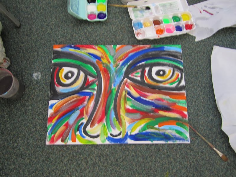 Think Create Art Canvas Paintings 8th Grade