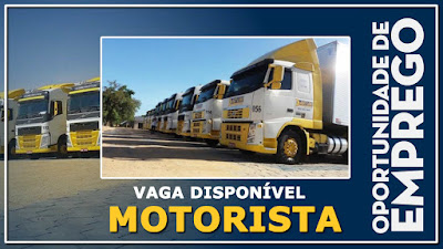 vaga para motorista carreteiro