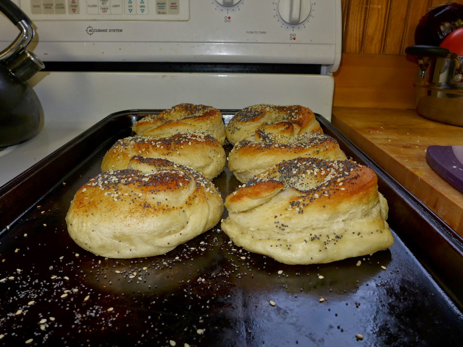 The Green Wave Homemade Bagels...For Real!