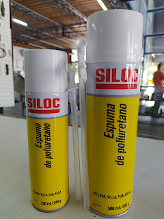 Espuma poliuretánica. Rellena , sella y aisla PUNTO SANITARIO CORDOBA