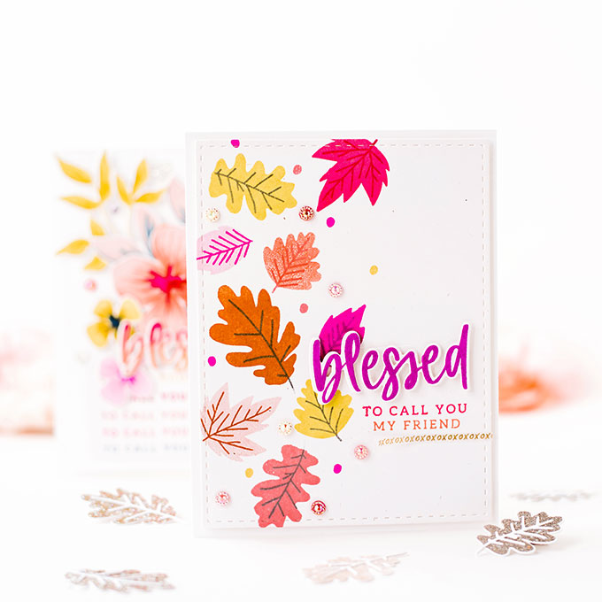 Quick and Easy Autumn Thank You Cards - The Stamp Market - Ivana Creates