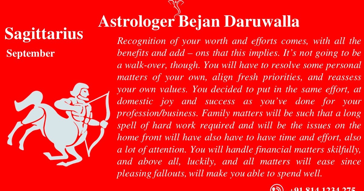 September Astrology Horoscope for the sign Sagittarius ASTROLOGER