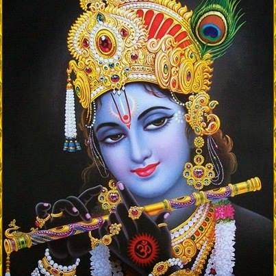 Cute Kanha Ji: Lord Krishna With Flute Beautiful Pic