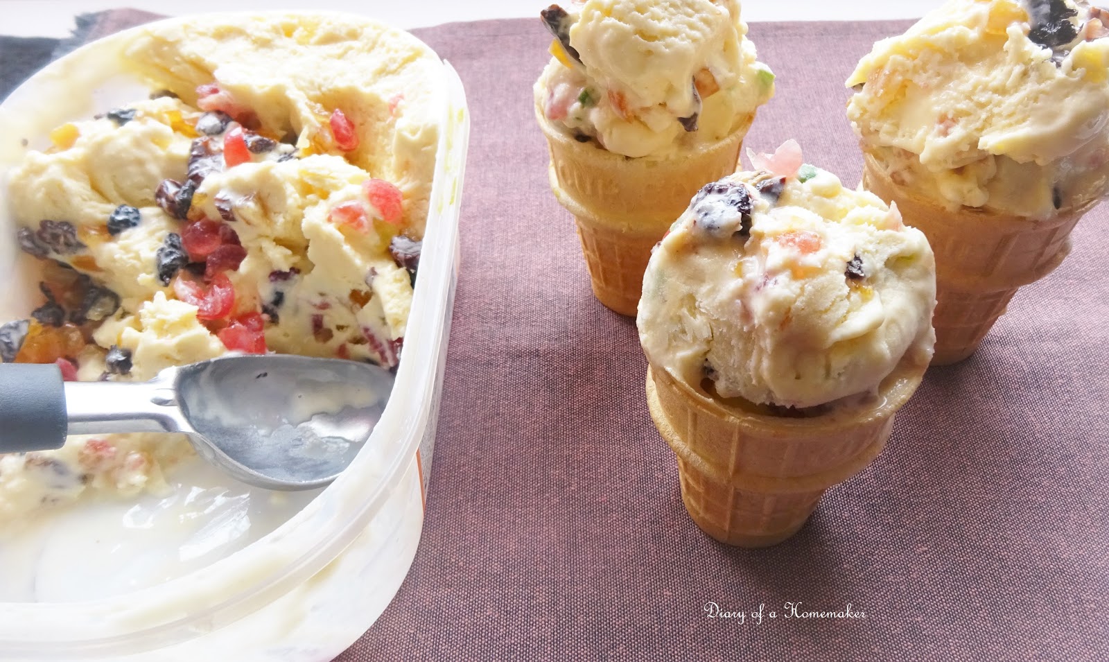 Easy Tutti Frutti Ice Cream Recipe - Ice Cream From Scratch