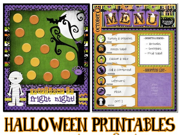 Halloween Printables, Projects & Fonts