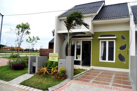 33+ Foto Rumah Minimalis Warna Hijau Images
