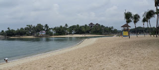 Playa de Palawan. Isla de Sentosa o Sentosa Island, Singapur o Singapore.
