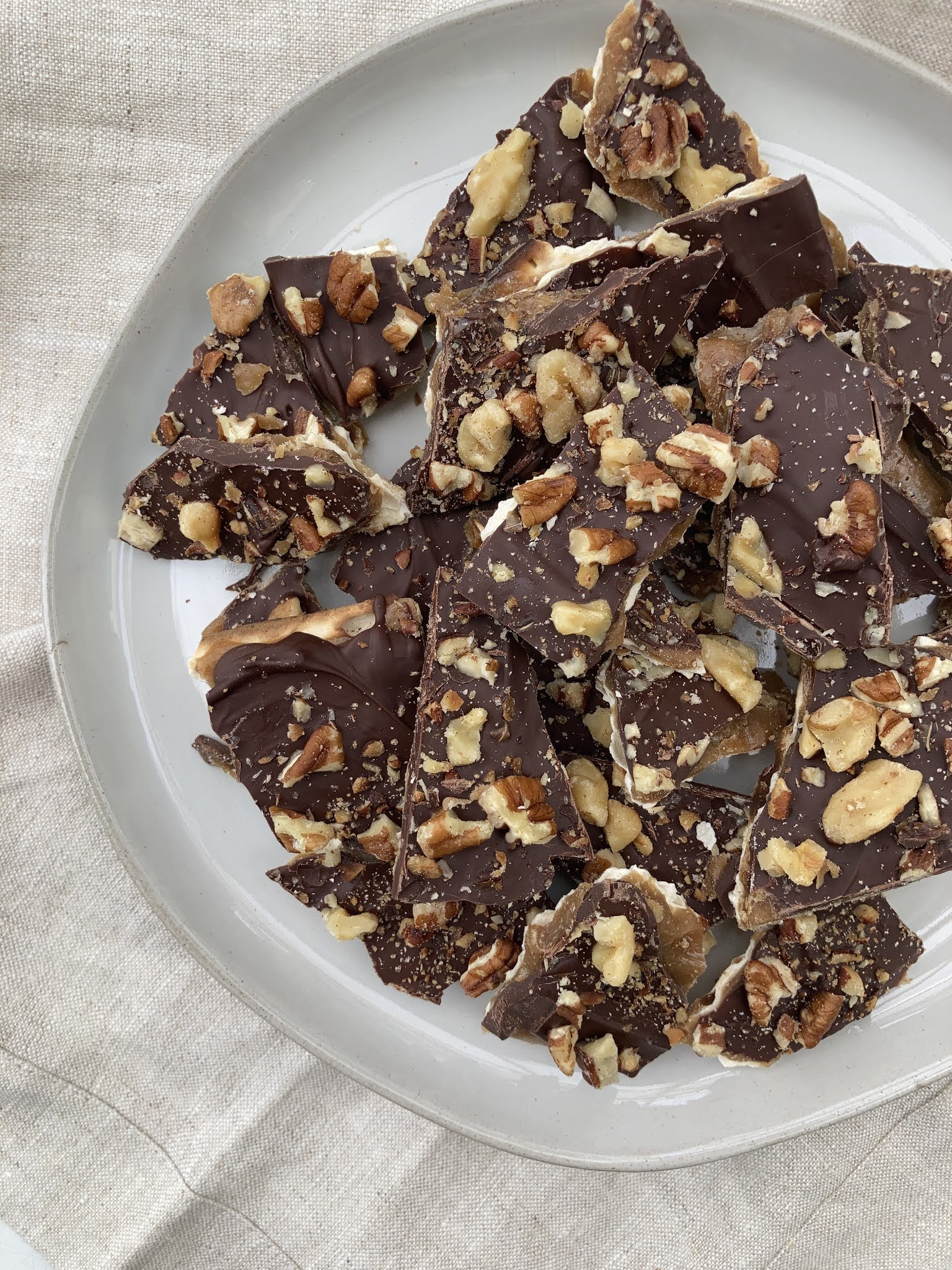 Chocolate Toffee Matzo Crack Once Upon a Chef