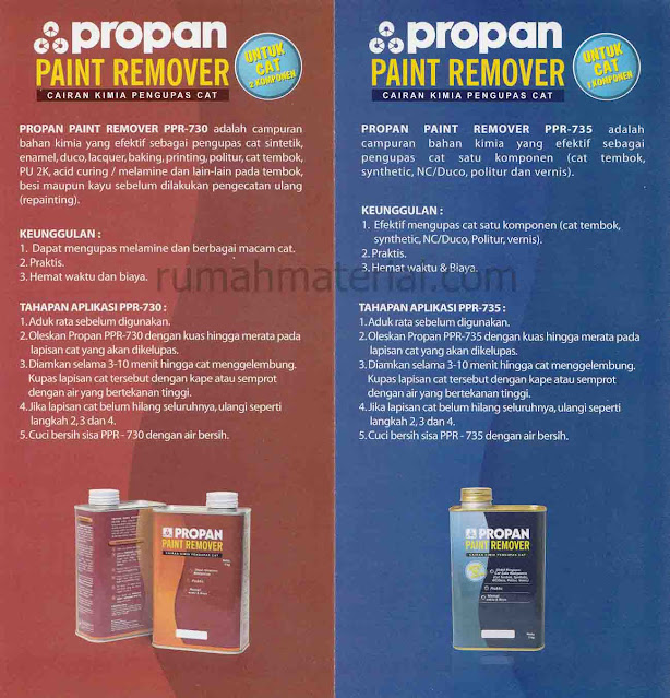 Kupas Cat Jadi Mudah Dengan PROPAN PAINT REMOVER Rumah Material