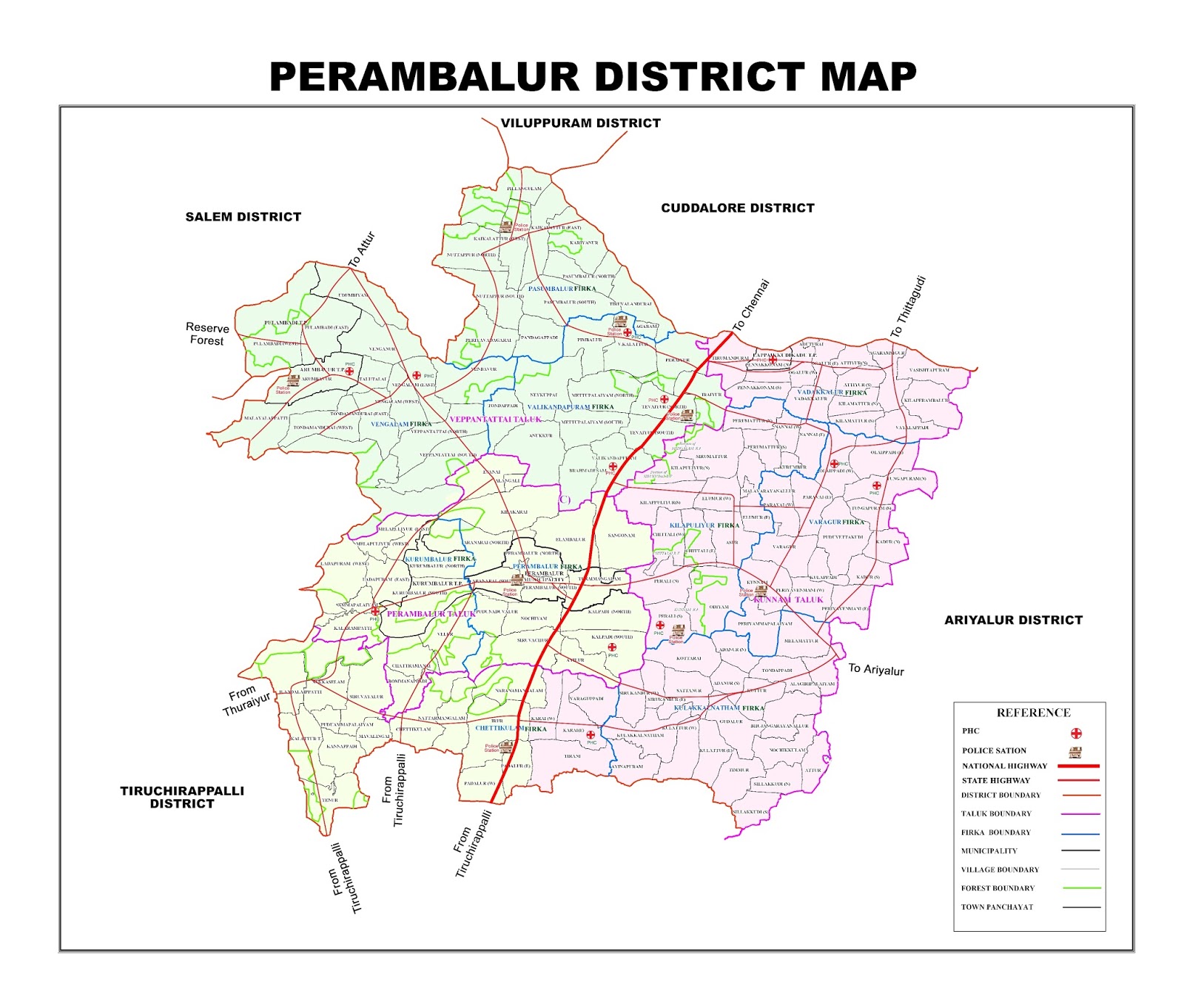 Tamilnadu Tourism Perambalur General Information