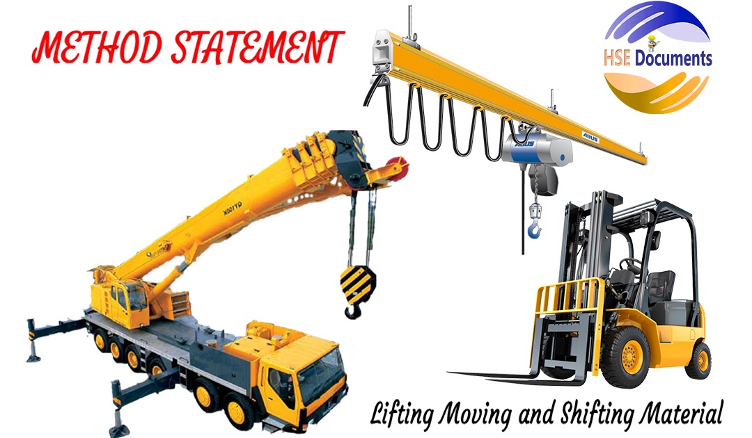Method Statement for Lifting Moving and Shifting Material at Site