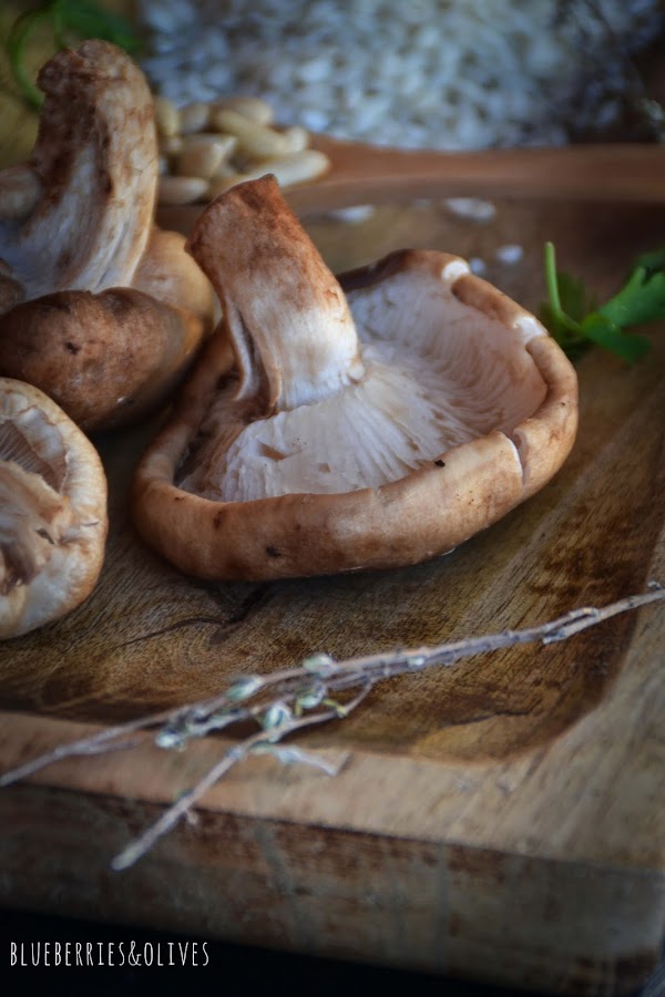 RISOTTO DE SETAS, PIÑONES Y TRUFA
